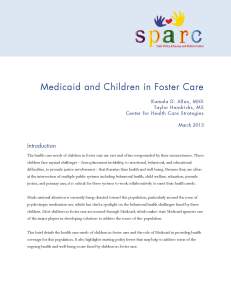 Medicaid and Children in Foster Care