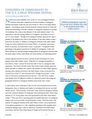 Children of Immigrants in Child Welfare