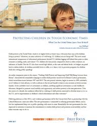 Protecting Children in Tough Economic Times What Can the United States Learn from Britain