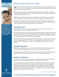 Protecting Healthy Start