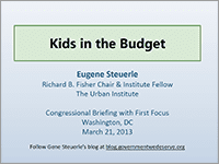 Investing in the Future - Eugene Stuerle
