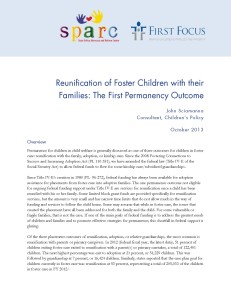 Reunification of Foster Children with their Families
